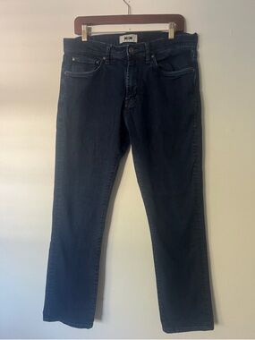 Joseph Abboud Men Classic Dark Blue Slim Straight Casual going out Jeans, 34x32